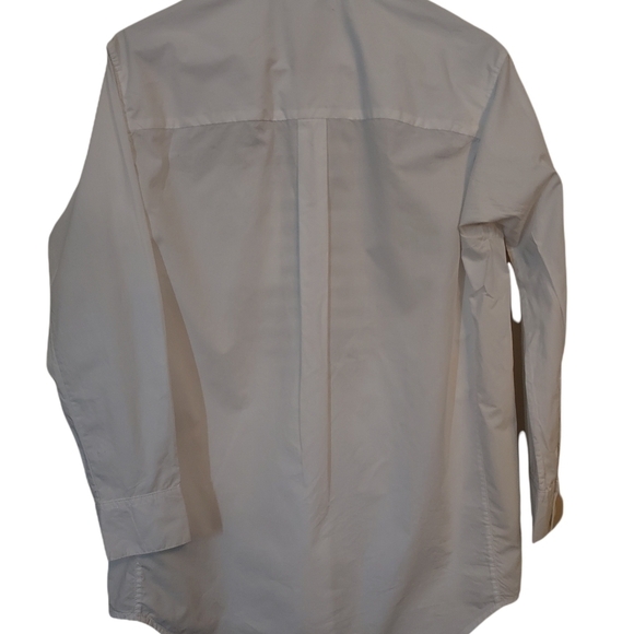 Madewell women's long sleeve white top with big stripe heart xs - Picture 3 of 10